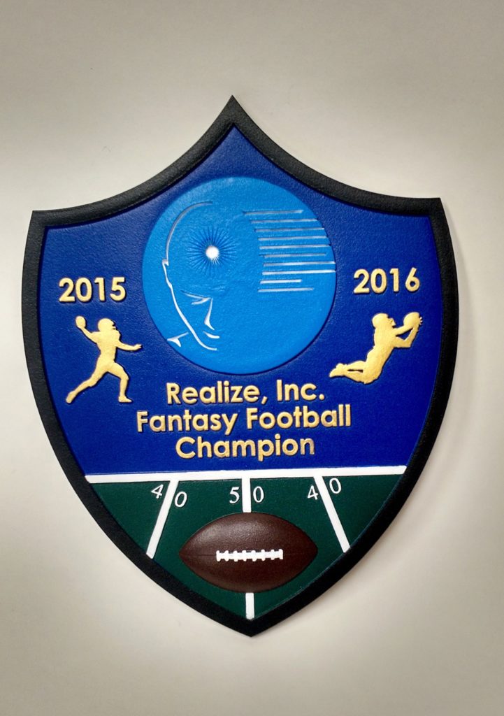 3d printed fantasy football trophy 